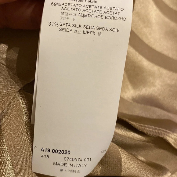 Les Copains silk blouse size 48 NWOT - Picture 8 of 8